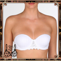 Marie Jo Strapless Avero Bra 0100413 White