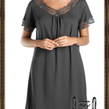 HANRO Valencia Short Sleeve Gown 79563