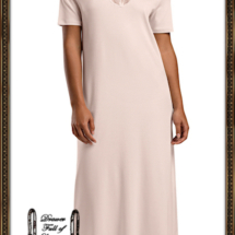 HANRO Valencia Short Sleeve Long Gown Nightdress 76992