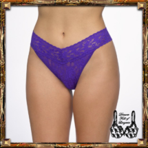 Signature Lace Original Rise Thong 4811 Electric Purple