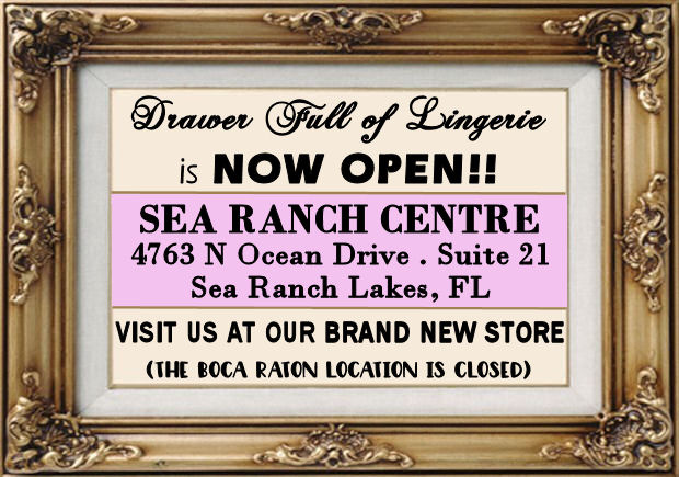 Best South Florida Lingerie Store Drawer Full of Lingerie Sea Ranch Lakes, Florida